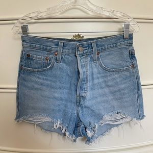 LEVIS 501 DENIM SHORTS